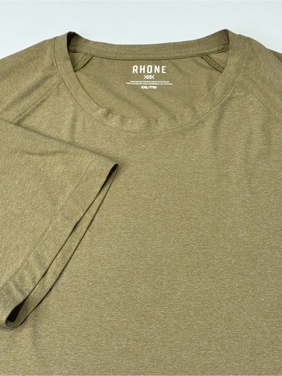 RHONE Other - Rhone Men's XXL Reign Short Sleeve Athletic Tee Sand Green Smokey Olive